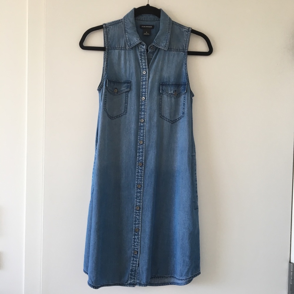 Club Monaco Soft Denim Dress